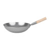 Wok terasest - 35,6 cm - Vogue - Fourniresto