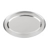 Ovaalne roostevabast terasest serveerimisalus - 250mm - Olympia - Fourniresto