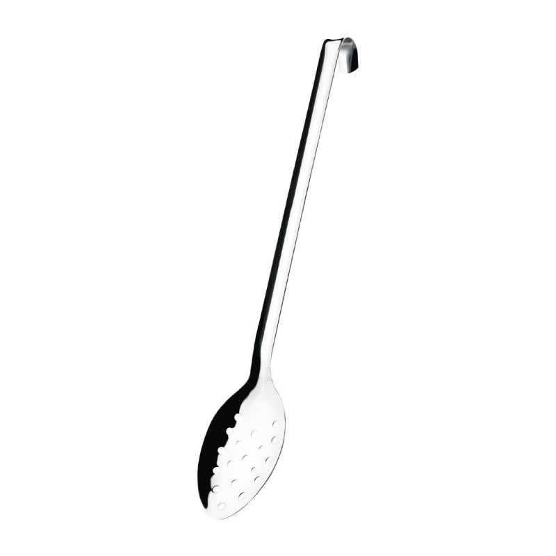 Perforated Spoon with Hook - L 405mm - Vogue Perforated Spoon with Hook - L 405mm - Vogue