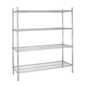 Modulaarne riiul 4 tasandiga - Kõrgus 1840mm - Vogue - Fourniresto