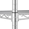 Modulaarne riiul 4 tasandiga - Kõrgus 1840mm - Vogue - Fourniresto