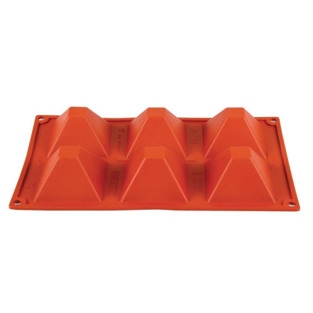 Moule 6 Pyramides en Silicone Formaflex - Pavoni Moule 6 Pyramides en Silicone Formaflex - Pavoni