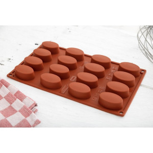 Moule 16 Ovaalset Silikoonvormi Formaflex - GN 1/3 - Pavoni