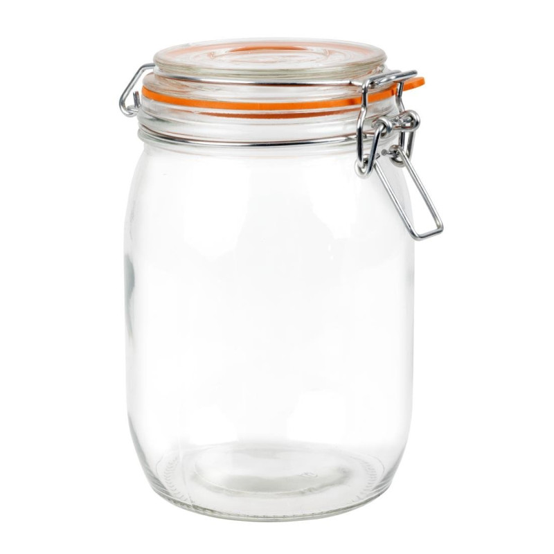 1L clip jar for preserving - Vogue - Fourniresto 1L clip jar for preserving - Vogue - Fourniresto