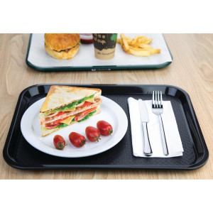 Iseteeninduse alusplaat 305 x 415mm must - Olympia KRISTALLON - Fourniresto