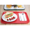 Iseteeninduse alusplaat 305 x 415 mm punane - Olympia KRISTALLON - Fourniresto