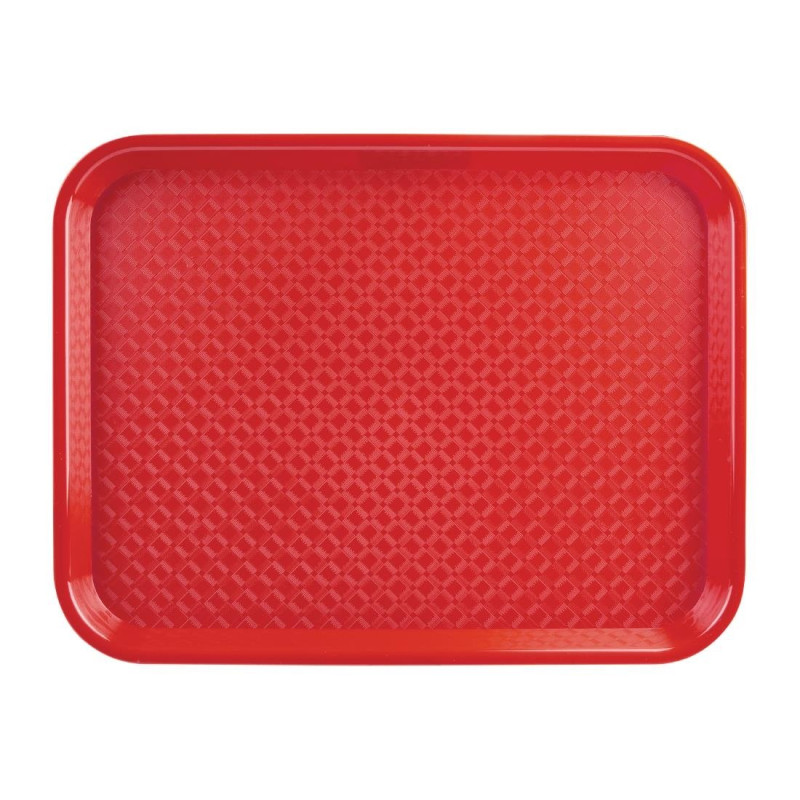 Iseteenindusega punane alusplaat 450 x 350 mm - Olympia KRISTALLON - Fourniresto