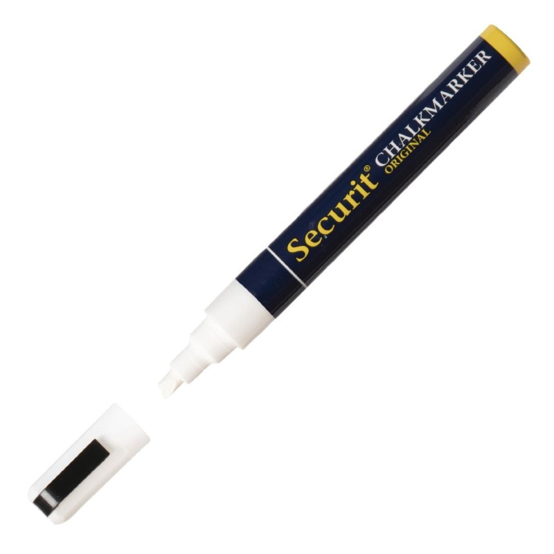 Chalk marker 6mm white - Securit - Fourniresto Chalk marker 6mm white - Securit - Fourniresto