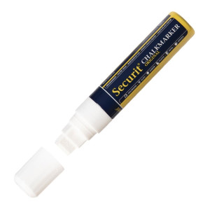 Kriidimarker 15mm valge - Securit - Fourniresto