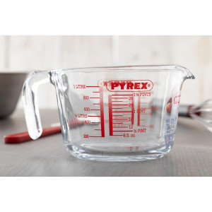 Mõõdetav klaasanum 1L - Pyrex - Fourniresto