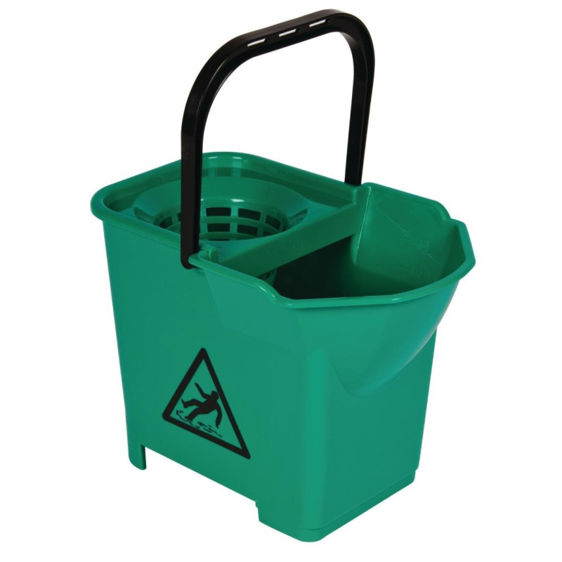 Green wringer bucket - Jantex - Fourniresto Green wringer bucket - Jantex - Fourniresto