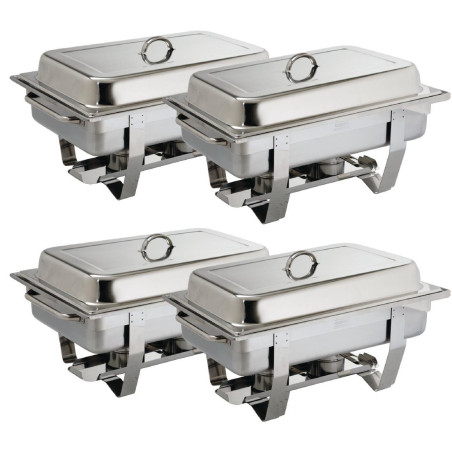 - 4 Chafing Dish Milan GN 1/1 komplekt - Olympia