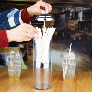 Plastikust joogikõrte müüja - Olympia - Fourniresto