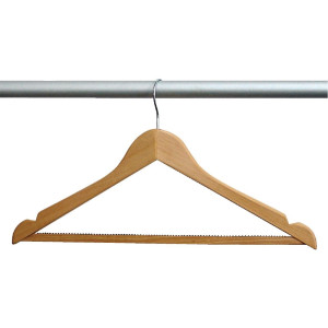 Puidust standardne riidepuu - komplektis 10 - Bolero - Fourniresto