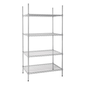 Riiul komplektis 4 tasandiga - L 915 x S 610 mm - Vogue
