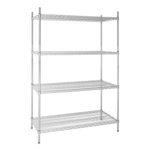 Riiul komplektis 4 tasandiga - L 1220 x P 610 mm - Vogue