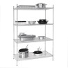 Riiul komplektis 4 tasandiga - L 1220 x P 610 mm - Vogue