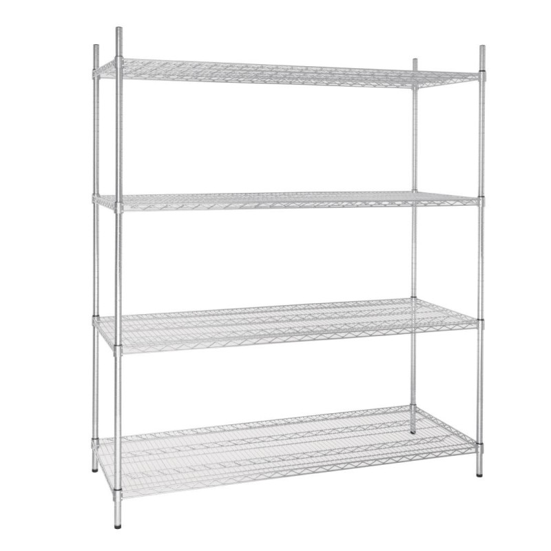 Riiul komplektis 4 tasandiga - L 1525 x S 610 mm - Vogue Riiul komplektis 4 tasandiga - L 1525 x S 610 mm - Vogue