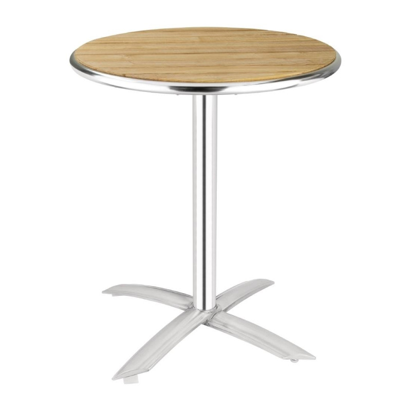 Folding wooden table top Ø 60 cm - Bolero - Fourniresto Folding wooden table top Ø 60 cm - Bolero - Fourniresto