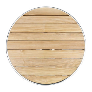 Laud kokkupandava puidust plaadiga Ø 60 cm - Bolero - Fourniresto