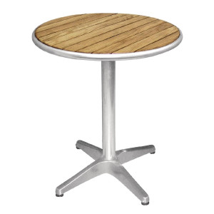 Ümmargune saarepuust laud Ø 60 cm - Bolero - Fourniresto