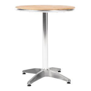 Ümmargune saarepuust laud Ø 60 cm - Bolero - Fourniresto