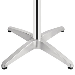 Ümmargune saarepuidust laud - 800 mm - Bolero - Fourniresto