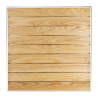 Ruudukujuline saarepuidust laud 60 x 60 cm - Bolero - Fourniresto