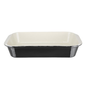 Raudplekist küpsetusnõu must 405 x 250mm - Vogue - Fourniresto