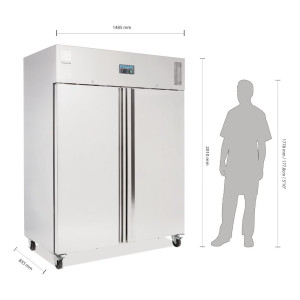 Külmik kahe uksega - 1300 L - Polar - Fourniresto