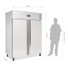 Külmik kahe uksega - 1300 L - Polar - Fourniresto