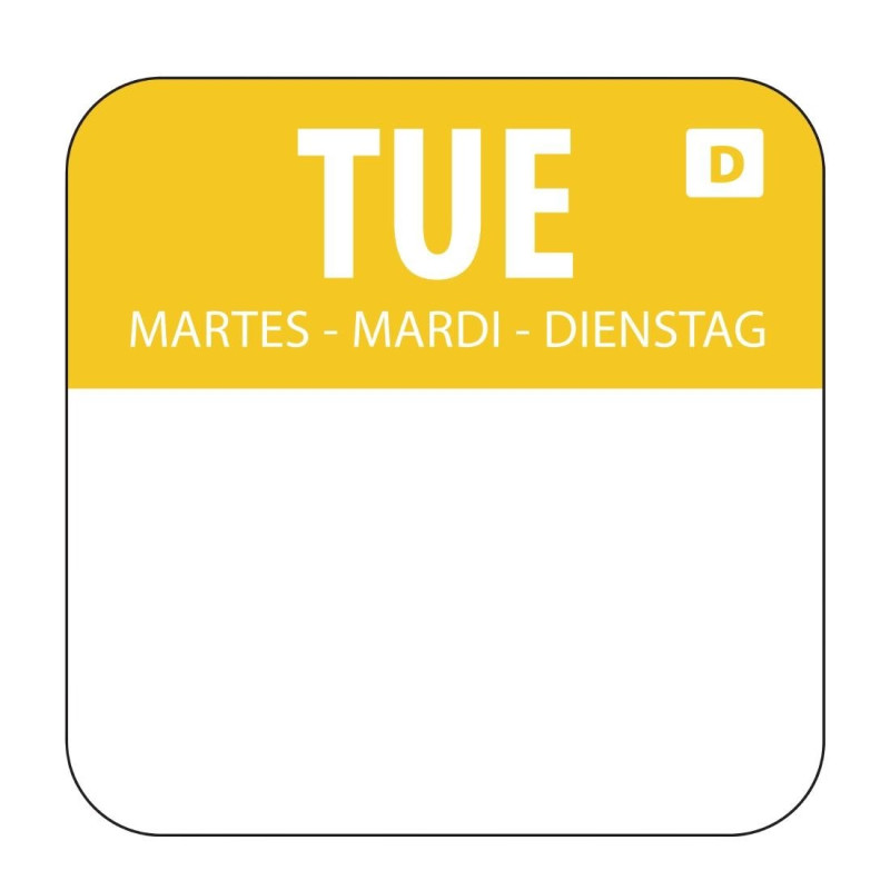 Lahustuvad toidu sildid "Tuesday" - Vogue Lahustuvad toidu sildid "Tuesday" - Vogue