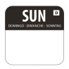 Lahustuvad toidu sildid "Dimanche" - Vogue