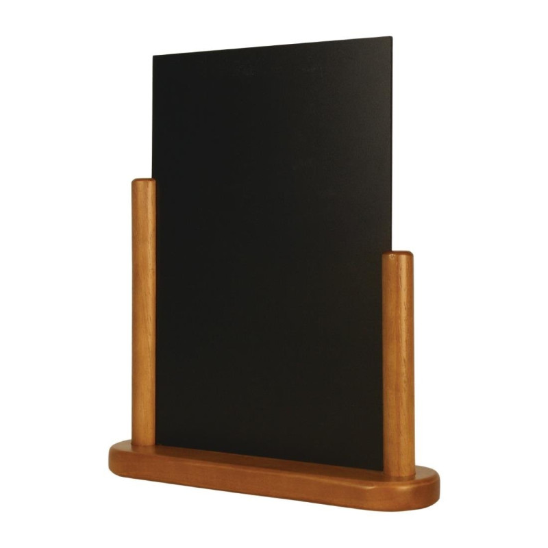 Elegantne teki viimistlusega lauasilt 320 x 270mm - Securit - Fourniresto Elegantne teki viimistlusega lauasilt 320 x 270mm - Securit - Fourniresto