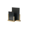Elegantne teki viimistlusega lauasilt 320 x 270mm - Securit - Fourniresto