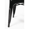 Bistrostapeldatavad terasest toolid - must - 4 tk - Bolero