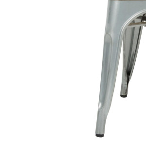 Toolid terasraamiga ja puidust istmega - 4 tk komplektis - Bolero