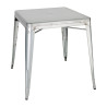 Ruudukujuline hallist terasest laud - L 668 x S 668 mm - Bolero