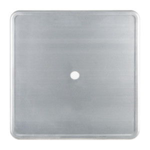 Ruudukujuline hallist terasest laud - L 668 x S 668 mm - Bolero
