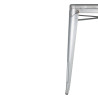 Ruudukujuline hallist terasest laud - L 668 x S 668 mm - Bolero