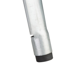 Ruudukujuline hallist terasest laud - L 668 x S 668 mm - Bolero
