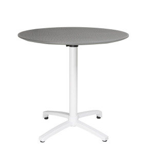 Ümar kokkupandav laud PP-st - 800 mm - tume hall - Bolero