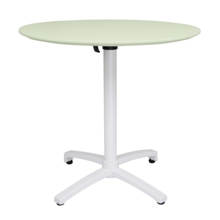 Ümar kokkupandav laud PP-st - 800 mm - piparmündiroheline - Bolero