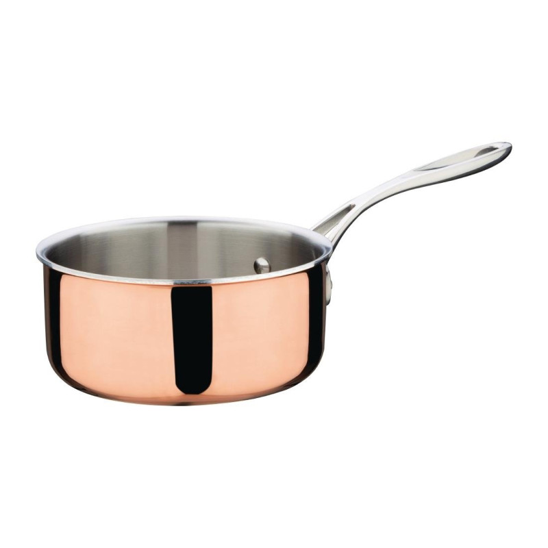 Triple Wall Copper Induction Casserole - Ø160 mm Vogue Triple Wall Copper Induction Casserole - Ø160 mm Vogue