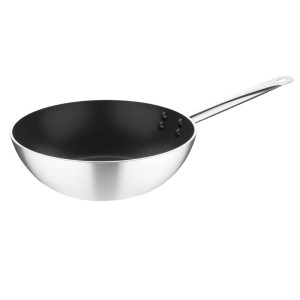 Wok Alumiiniumist Mittekleebuv Induktsioon Vogue - Ø 300 mm, Teflon Platinum Plus