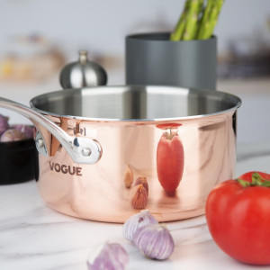 Kolmekordse seinaga vaskinduktsiooniga hautisepott 200x100 mm Vogue