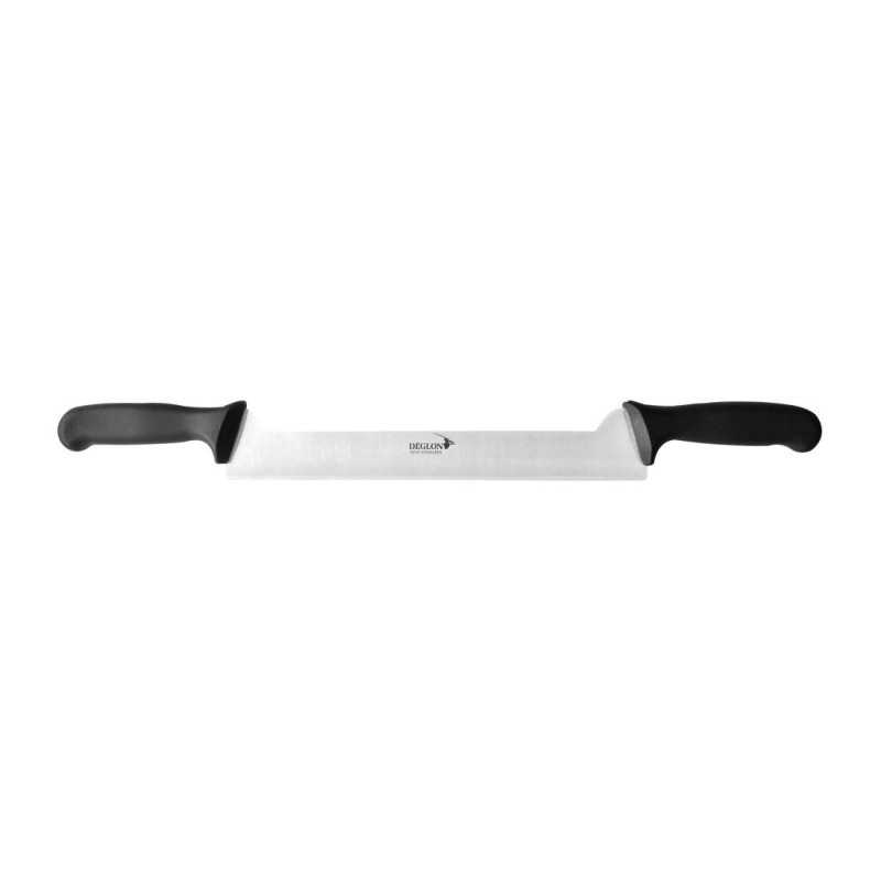 Cheese Knife 2 Hands Offset Overmolded Handles DEGLON 40 cm - Professional Quality Cheese Knife 2 Hands Offset Overmolded Handles DEGLON 40 cm - Professional Quality