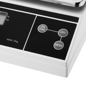 Elektrooniline kaal Vogue 3 kg: täpne ja hügieeniline