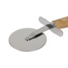 Pitsarull roostevabast terasest - puidust käepide 65 mm, kvaliteetne Kitchen Craft