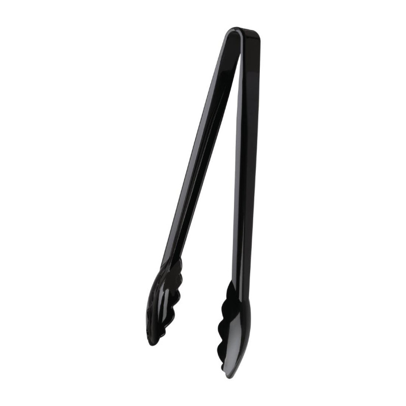 Black Tongs 300 mm Vogue: Precision and Robustness in Professional Kitchen Black Tongs 300 mm Vogue: Precision and Robustness in Professional Kitchen